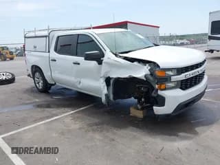 ✅ 2020 Chevrolet Silverado 1500 Custom • VIN: 3GCPYBEK7LG376045 • Lot: 42507224. Listed on IAAI with 131,890 mi. Free auction sales archive from the USA and detailed vehicle history report at DreamBid. Image 1.