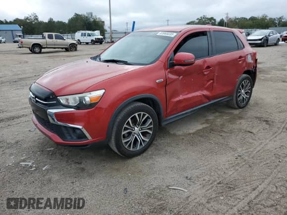 2018 Mitsubishi Outlander ES with VIN JA4AP3AUXJU023762, listed as a Copart auction lot 83868035 with 133,875 mi miles and Salvage title. Bid and sale history available at DreamBid. Image 1.