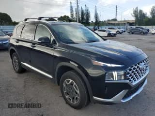 ✅ 2022 Hyundai Santa Fe Blue • VIN: KM8S2DA17NU044140 • Лот: 66670282. Опубликован ранее на Copart с пробегом 6 329 миль. Бесплатный доступ к архиву аукционных продаж из США и подробный отчёт об истории автомобиля на DreamBid. Изображение 1.