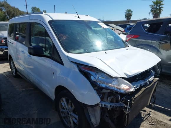 ✅ 2017 Ford Transit Connect XLT • VIN: NM0GE9F73H1336222 • Lot: 41856988. Listed on IAAI with 38,501 mi. Free auction sales archive from the USA and detailed vehicle history report at DreamBid. Image 1.