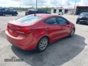 ✅ 2015 Hyundai Elantra SE • VIN: KMHDH4AE6FU351035 • Lot: 42806508. Listed on IAAI with 27,174 mi. Free auction sales archive from the USA and detailed vehicle history report at DreamBid. Image 4.