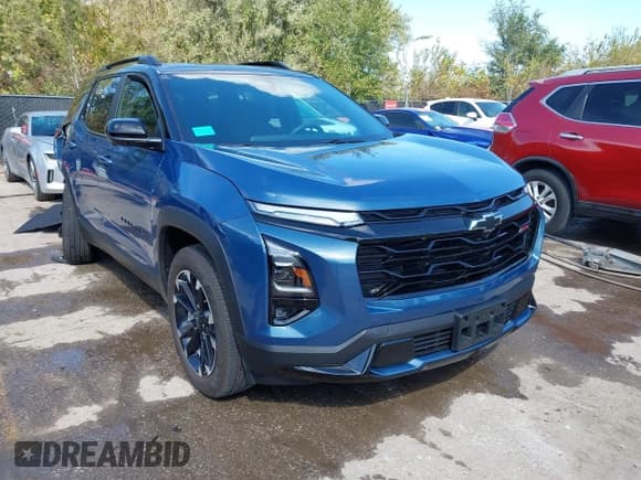 ✅ 2025 Chevrolet Equinox AWD RS • VIN: 3GNAXTEG2SL274921 • Lot: 43333316. Wystawiony na IAAI z przebiegiem 5 788 mil. Bezpłatny archiwum sprzedaży aukcyjnych z USA i szczegółowy raport historii pojazdu na DreamBid. Zdjęcie 1.