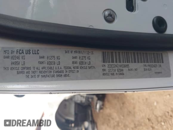 ✅ 2017 Dodge Challenger SXT • VIN: 2C3CDZAG1HH536095 • Лот: 43740023. Опубликован ранее на IAAI с пробегом 160 542 миль. Бесплатный доступ к архиву аукционных продаж из США и подробный отчёт об истории автомобиля на DreamBid. Изображение 9.