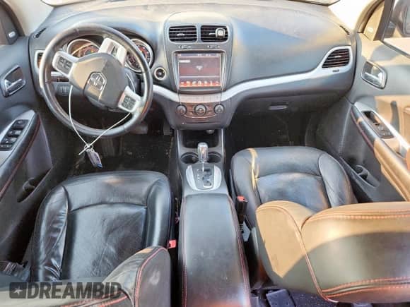 2015 Dodge Journey R/T with VIN 3C4PDCEG7FT711958, listed as a Copart auction lot 80395515 with 81,861 mi miles and Salvage title. Bid and sale history available at DreamBid. Image 8.