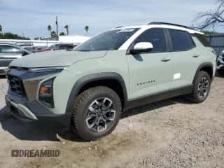 2025 Chevrolet Equinox FWD ACTIV с VIN 3GNAXKEG9SL262789, выставлен на аукционе Copart как лот 53775595 с пробегом 781 миль миль и Списание • Salvage title. История ставок и продаж доступна на DreamBid. Изображение 1.