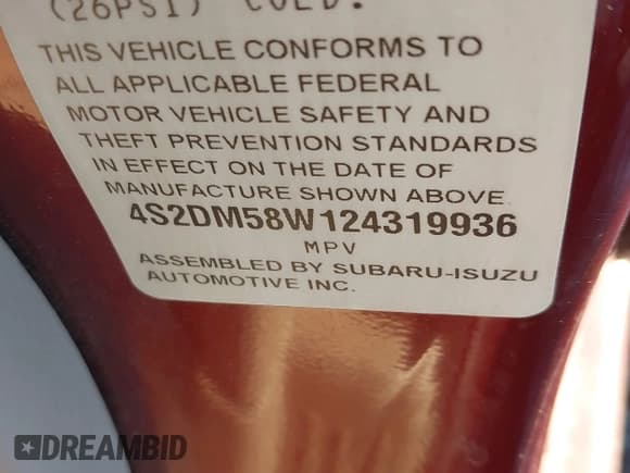 ✅ 2002 Isuzu Rodeo • VIN: 4S2DM58W124319936 • Lot: 41555285. Wystawiony na IAAI z przebiegiem 143 035 mil. Bezpłatny archiwum sprzedaży aukcyjnych z USA i szczegółowy raport historii pojazdu na DreamBid. Zdjęcie 9.