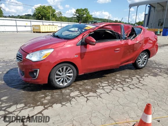 ✅ 2018 Mitsubishi Mirage SE • VIN: ML32F4FJ4JHF03134 • Лот: 67615355. Опубликован ранее на Copart с пробегом 110 596 миль. Бесплатный доступ к архиву аукционных продаж из США и подробный отчёт об истории автомобиля на DreamBid. Изображение 1.