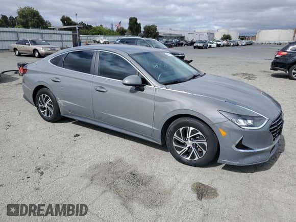 ✅ 2021 Hyundai Sonata Blue • VIN: KMHL24JJXMA024422 • Лот: 65937925. Опубликован ранее на Copart с пробегом 63 266 миль. Бесплатный доступ к архиву аукционных продаж из США и подробный отчёт об истории автомобиля на DreamBid. Изображение 4.