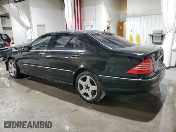 ✅ 2003 Mercedes-Benz S 500 • VIN: WDBNG75JX3A369795 • Lot: 92201875. Listed on Copart with Not provided. Free auction sales archive from the USA and detailed vehicle history report at DreamBid. Image 2.