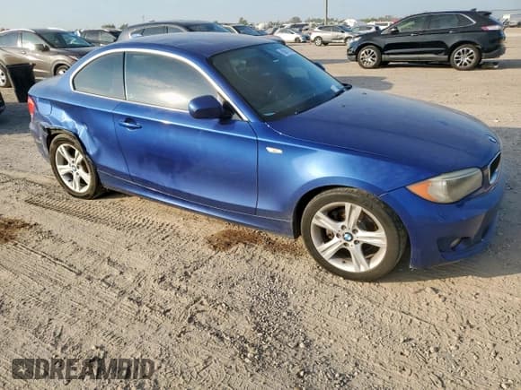 ✅ 2012 BMW 1 Series 128i • VIN: WBAUP7C51CVP22336 • Lot: 85861745. Listed on Copart with 123,177 mi. Free auction sales archive from the USA and detailed vehicle history report at DreamBid. Image 4.
