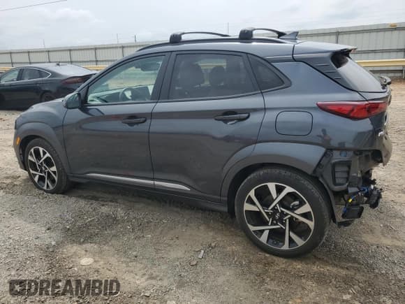 ✅ 2022 Hyundai Kona Limited • VIN: KM8K5CA33NU813204 • Лот: 64242184. Опубликован ранее на Copart с пробегом 24 763 миль. Бесплатный доступ к архиву аукционных продаж из США и подробный отчёт об истории автомобиля на DreamBid. Изображение 2.