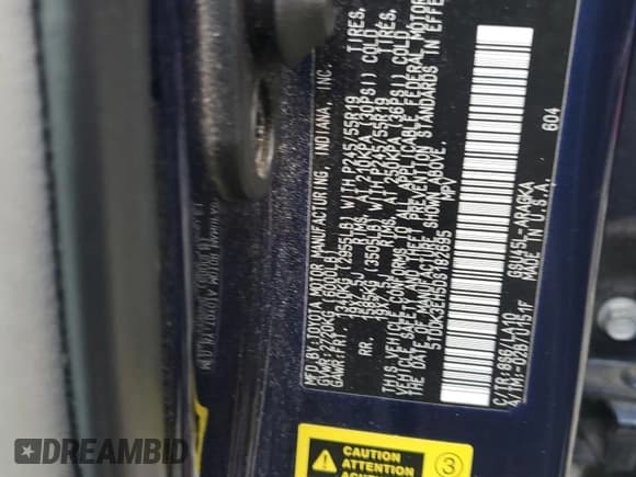 ✅ 2013 Toyota Highlander Limited • VIN: 5TDDK3EH5DS182695 • Лот: 82562275. Опубликован ранее на Copart с пробегом 124 093 миль. Бесплатный доступ к архиву аукционных продаж из США и подробный отчёт об истории автомобиля на DreamBid. Изображение 13.