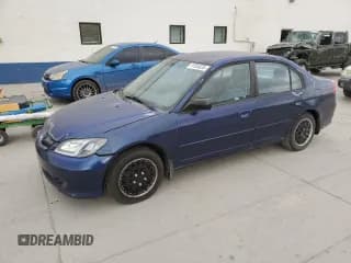 ✅ 2005 Honda Civic LX • VIN: 2HGES16555H517291 • Лот: 91934035. Опубликован ранее на Copart с пробегом 169 545 миль. Бесплатный доступ к архиву аукционных продаж из США и подробный отчёт об истории автомобиля на DreamBid. Изображение 1.