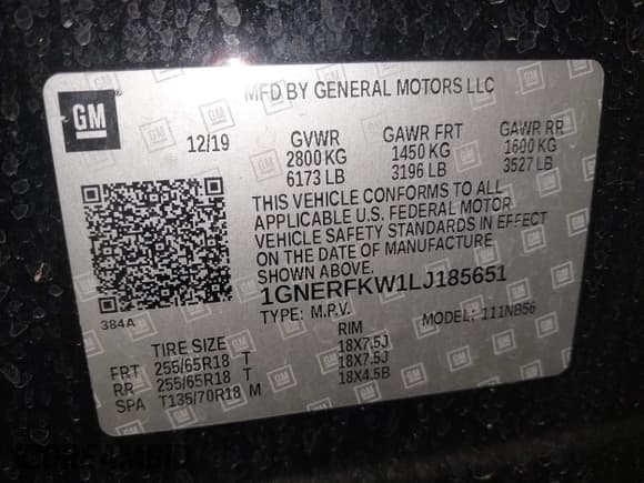 ✅ 2020 Chevrolet Traverse LS • VIN: 1GNERFKW1LJ185651 • Lot: 41937135. Listed on IAAI with 81,714 mi. Free auction sales archive from the USA and detailed vehicle history report at DreamBid. Image 9.