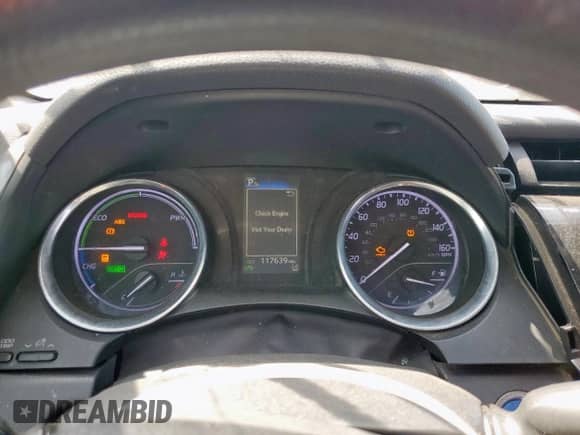 2020 Toyota Camry Hybrid LE с VIN 4T1C31AK2LU012752, выставлен на аукционе Copart как лот 71031695 с пробегом 117 639 миль миль и Списание • Salvage title. История ставок и продаж доступна на DreamBid. Изображение 9.