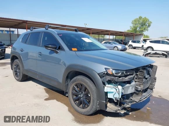 ✅ 2023 Mazda CX-50 S Preferred Plus • VIN: 7MMVABCM7PN113034 • Lot: 43235359. Listed on IAAI with 28,843 mi. Free auction sales archive from the USA and detailed vehicle history report at DreamBid. Image 1.