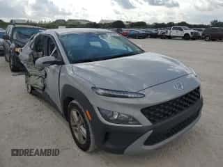 2022 Hyundai Kona SE with VIN KM8K22AB6NU767183, listed as a Copart auction lot 69603852 with 26,414 mi miles and . Bid and sale history available at DreamBid. Image 4.