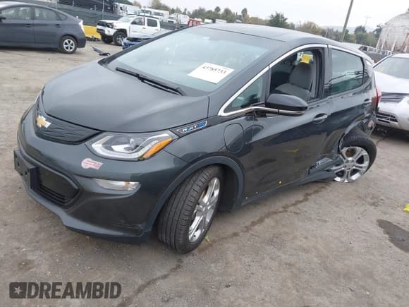 ✅ 2020 Chevrolet Bolt EV LT • VIN: 1G1FY6S03L4107472 • Lot: 43785733. Listed on IAAI with 102,578 mi. Free auction sales archive from the USA and detailed vehicle history report at DreamBid. Image 2.