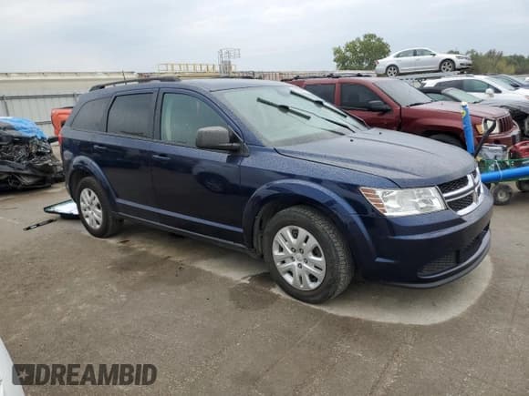 ✅ 2018 Dodge Journey SE • VIN: 3C4PDCAB8JT521606 • Lot: 86659975. Listed on Copart with 117,757 mi. Free auction sales archive from the USA and detailed vehicle history report at DreamBid. Image 4.