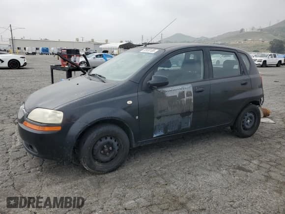 ✅ 2007 Chevrolet Aveo LS • VIN: KL1TD666X7B763715 • Lot: 52830185. Wystawiony na Copart z przebiegiem 145 828 mil. Bezpłatny archiwum sprzedaży aukcyjnych z USA i szczegółowy raport historii pojazdu na DreamBid. Zdjęcie 1.