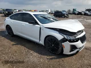 ✅ 2024 Cadillac CT5-V • VIN: 1G6DR5RW9R0110931 • Lot: 54450955. Listed on Copart with Not provided. Free auction sales archive from the USA and detailed vehicle history report at DreamBid. Image 4.