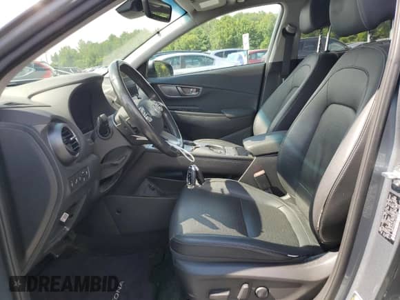 2020 Hyundai Kona Ultimate with VIN KM8K53AG0LU073594, listed as a Copart auction lot 67296765 with 57,369 mi miles and Salvage title. Bid and sale history available at DreamBid. Image 7.