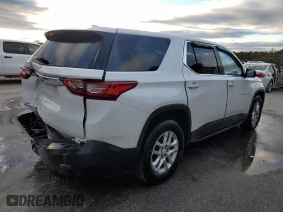 2018 Chevrolet Traverse LS с VIN 1GNEVFKW9JJ197832, выставлен на аукционе Copart как лот 86449845 с пробегом 137 237 миль миль и Списание • Salvage title. История ставок и продаж доступна на DreamBid. Изображение 3.