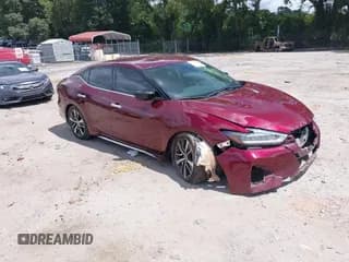 ✅ 2020 Nissan Maxima S • VIN: 1N4AA6BV2LC365639 • Lot: 42988482. Listed on IAAI with 109,100 mi. Free auction sales archive from the USA and detailed vehicle history report at DreamBid. Image 1.