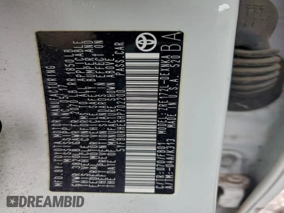 ✅ 2017 Toyota Corolla SE • VIN: 5YFBURHE6HP702200 • Лот: 94186075. Опубликован ранее на Copart с пробегом 59 407 миль. Бесплатный доступ к архиву аукционных продаж из США и подробный отчёт об истории автомобиля на DreamBid. Изображение 12.