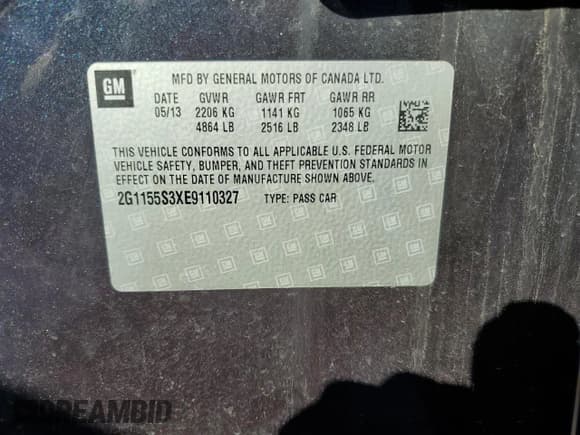 ✅ 2014 Chevrolet Impala LTZ • VIN: 2G1155S3XE9110327 • Лот: 72903924. Опубликован ранее на Copart с пробегом 215 741 миль. Бесплатный доступ к архиву аукционных продаж из США и подробный отчёт об истории автомобиля на DreamBid. Изображение 12.