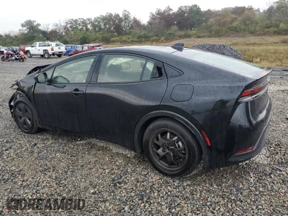 2025 Toyota Prius LE с VIN JTDACAAUXS3049419, выставлен на аукционе Copart как лот 81306805 с пробегом 17 985 миль миль и Списание • Salvage title. История ставок и продаж доступна на DreamBid. Изображение 2.