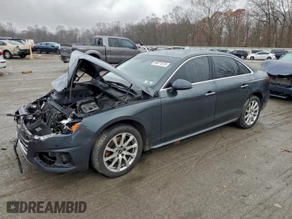 ✅ 2021 Audi A4 Premium • VIN: WAUABAF44MA052047 • Lot: 94071515. Listed on Copart with 79,617 mi. Free auction sales archive from the USA and detailed vehicle history report at DreamBid. Image 1.