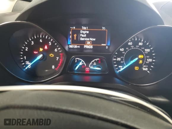 ✅ 2018 Ford Escape S • VIN: 1FMCU0F74JUC76340 • Lot: 86680845. Listed on Copart with 92,128 mi. Free auction sales archive from the USA and detailed vehicle history report at DreamBid. Image 9.