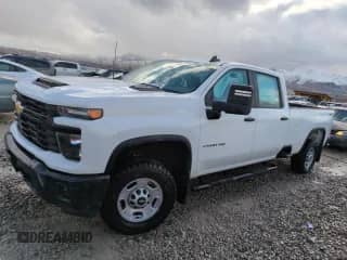2024 Chevrolet Silverado 2500HD Work Truck with VIN 1GC4YLE7XRF213128, listed as a Copart auction lot 45315435 with 15,829 mi miles and Salvage title. Bid and sale history available at DreamBid. Image 1.