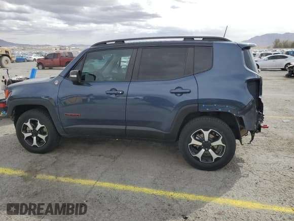 ✅ 2021 Jeep Renegade Trailhawk • VIN: ZACNJDC16MPM92268 • Lot: 51548315. Listed on Copart with 34,842 mi. Free auction sales archive from the USA and detailed vehicle history report at DreamBid. Image 2.