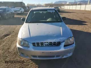 2002 Hyundai Accent GL with VIN KMHCG45C52U313944, listed as a Copart auction lot 82922304 with 190,208 mi miles and Non repairable. Bid and sale history available at DreamBid. Image 5.