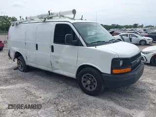 ✅ 2014 Chevrolet Express Cargo • VIN: 1GCSGAFX7E1182411 • Lot: 43142948. Listed on IAAI with 248,561 mi. Free auction sales archive from the USA and detailed vehicle history report at DreamBid. Image 1.