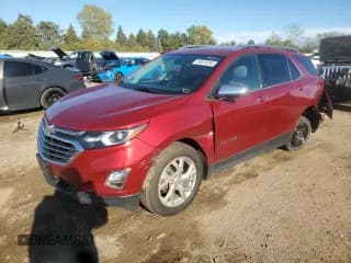 ✅ 2019 Chevrolet Equinox Premier • VIN: 3GNAXNEV8KS570168 • Лот: 84818205. Опубликован ранее на Copart с пробегом 71 713 миль. Бесплатный доступ к архиву аукционных продаж из США и подробный отчёт об истории автомобиля на DreamBid. Изображение 1.
