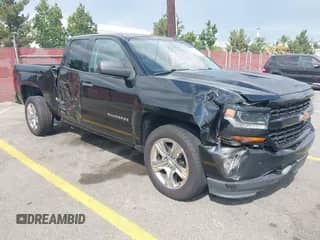 ✅ 2018 Chevrolet Silverado 1500 Custom • VIN: 1GCRCPEH5JZ324547 • Lot: 43389774. Listed on IAAI with 238,932 mi. Free auction sales archive from the USA and detailed vehicle history report at DreamBid. Image 1.