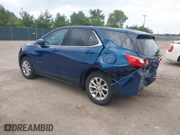 2020 Chevrolet Equinox LT с VIN 3GNAXKEV2LL346100, выставлен на аукционе IAAI как лот 43157117 с пробегом 96 868 миль миль и . История ставок и продаж доступна на DreamBid. Изображение 3.