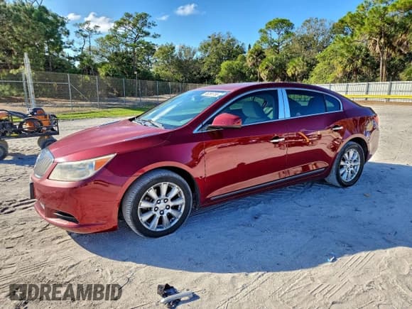 ✅ 2010 Buick LaCrosse CX • VIN: 1G4GB5EG5AF219297 • Lot: 95261755. Listed on Copart with 129,290 mi. Free auction sales archive from the USA and detailed vehicle history report at DreamBid. Image 1.
