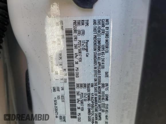 ✅ 2016 Ford C-Max SEL • VIN: 1FADP5BU1GL100844 • Lot: 90593765. Wystawiony na Copart z przebiegiem 177 618 mil. Bezpłatny archiwum sprzedaży aukcyjnych z USA i szczegółowy raport historii pojazdu na DreamBid. Zdjęcie 12.