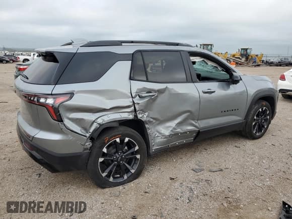 ✅ 2025 Chevrolet Equinox AWD RS • VIN: 3GNAXTEG2SL298104 • Lot: 65523735. Wystawiony na Copart z przebiegiem 3 396 mil. Bezpłatny archiwum sprzedaży aukcyjnych z USA i szczegółowy raport historii pojazdu na DreamBid. Zdjęcie 3.