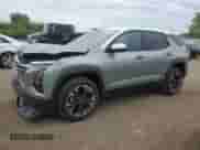 2025 Chevrolet Equinox FWD LT с VIN 3GNAXHEG1SL285342, выставлен на аукционе Copart как лот 58695695 с пробегом 519 миль миль и Списание • Salvage title. История ставок и продаж доступна на DreamBid. Изображение 1.