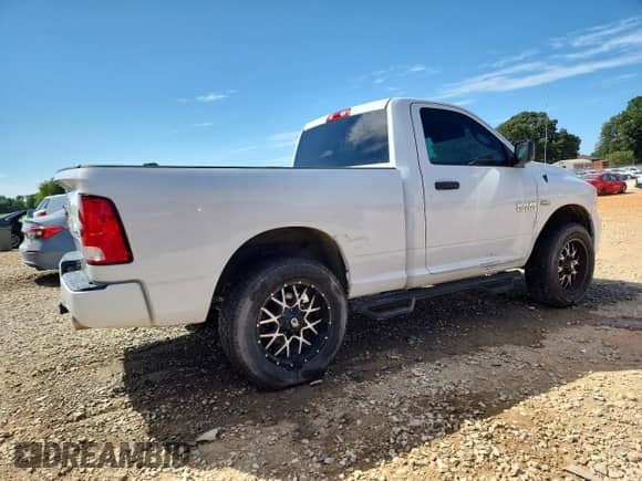 2016 Ram 1500 Express with VIN 3C6JR7ATXGG154448, listed as a Copart auction lot 70376575 with 67,107 mi miles and Salvage title. Bid and sale history available at DreamBid. Image 3.