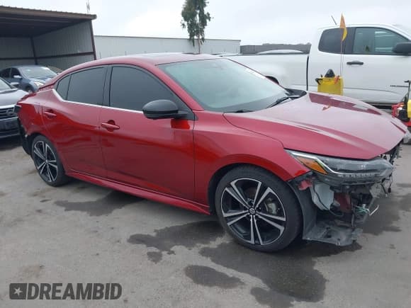 ✅ 2020 Nissan Sentra SR • VIN: 3N1AB8DV6LY306359 • Lot: 42402723. Listed on IAAI with 134,493 mi. Free auction sales archive from the USA and detailed vehicle history report at DreamBid. Image 1.