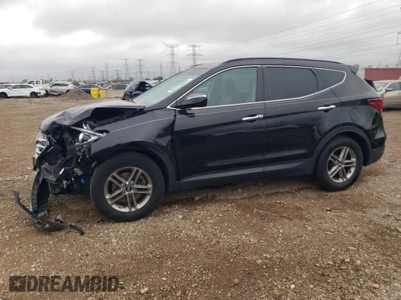 ✅ 2018 Hyundai Santa Fe 2.4L • VIN: 5NMZU3LBXJH088468 • Лот: 82470025. Опубликован ранее на Copart с пробегом 120 200 миль. Бесплатный доступ к архиву аукционных продаж из США и подробный отчёт об истории автомобиля на DreamBid. Изображение 1.