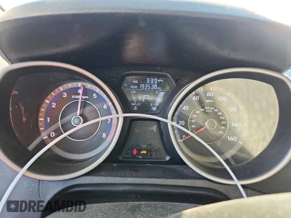 2011 Hyundai Elantra GLS z VIN KMHDH4AE0BU137555, wystawiony jako Copart lot #90941115 z przebiegiem 193 538 mil mil oraz Szkoda całkowita • Salvage title. Historia ofert i sprzedaży dostępna na DreamBid. Obrazek 9.