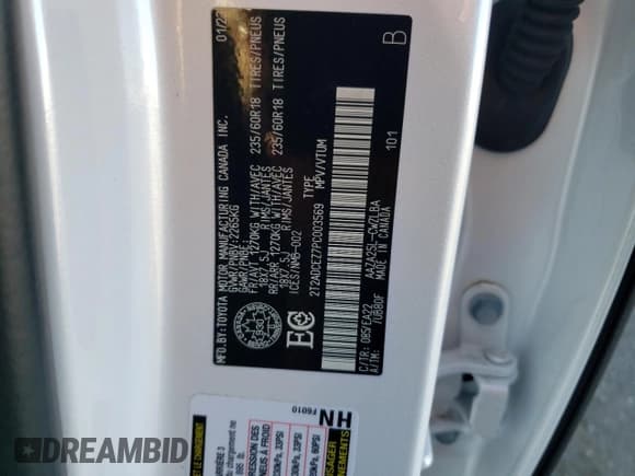 ✅ 2023 Lexus NX 250 • VIN: 2T2ADCEZ7PC003569 • Lot: 80216874. Listed on Copart with 15,142 mi. Free auction sales archive from the USA and detailed vehicle history report at DreamBid. Image 13.