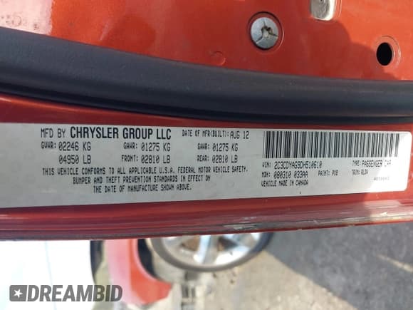 ✅ 2013 Dodge Challenger Rallye Redline • VIN: 2C3CDYAG9DH510610 • Lot: 41503754. Wystawiony na IAAI z przebiegiem 137 811 mil. Bezpłatny archiwum sprzedaży aukcyjnych z USA i szczegółowy raport historii pojazdu na DreamBid. Zdjęcie 9.